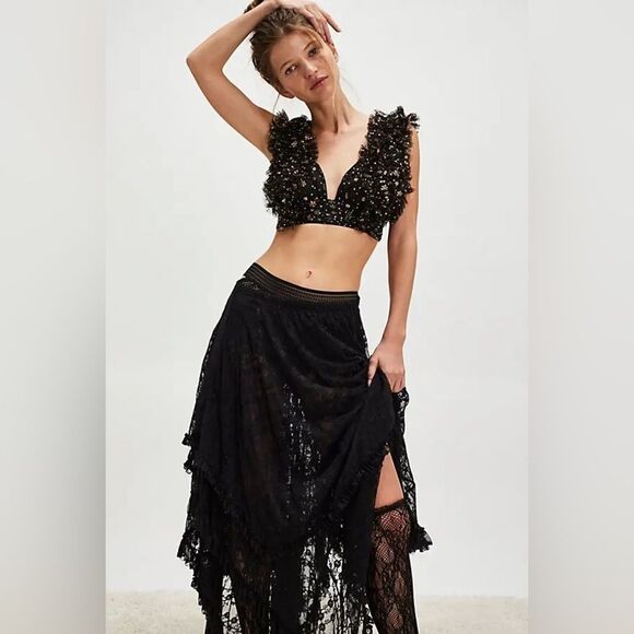 FREE PEOPLE
Sosha Party Top - Black - Picture 3 of 8